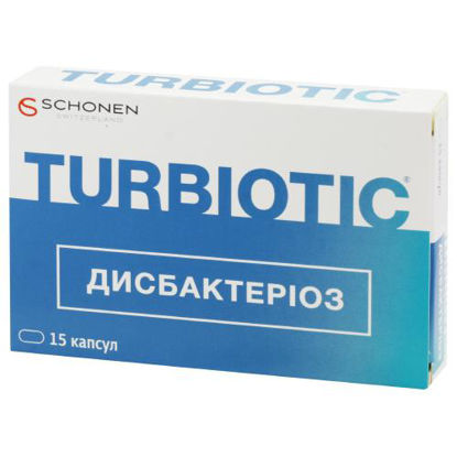 Світлина Турбіотик дисбактеріоз 400 мг капсули №15